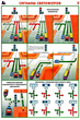 ПС48 Сигналы светофоров (ламинированная бумага, А2, 2 листа) - Плакаты - Автотранспорт - Магазин охраны труда и техники безопасности stroiplakat.ru